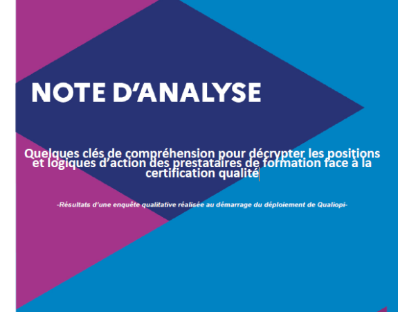 France compétences publie les résultats de sa première enquête sur Qualiopi