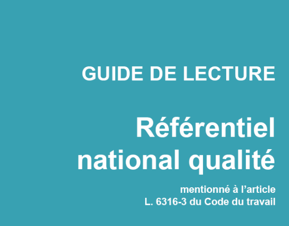 Qualité. 4e mise à jour du guide de lecture du référentiel de certification qualité des prestataires de formation