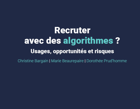 RH. Un guide pour recruter avec des algorithmes