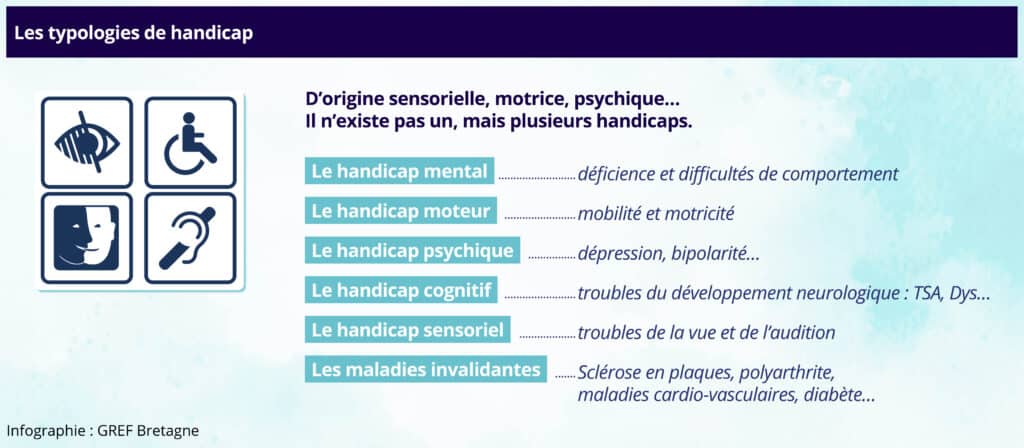 Il n’existe pas un mais plusieurs handicaps : les typologies de handicap 